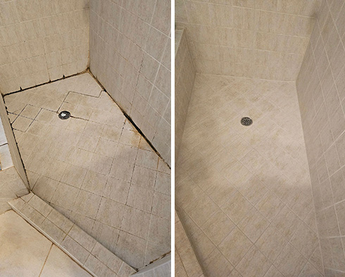 Shower Restored by Our Tile and Grout Cleaners in Cary, NC