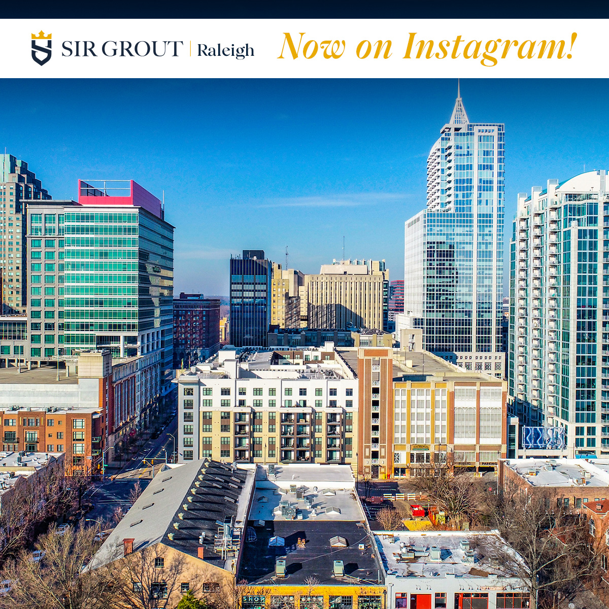 Sir Grout Raleigh Now on Instagram!